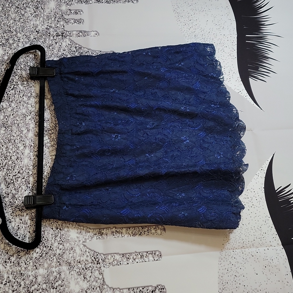 Umgee lace overlay skirt